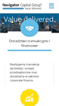 Mobile Screenshot of navigatorcapital.pl